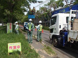 安全・防災活動〈当社の安全パトロール〉