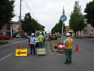 安全・防災活動〈当社の安全パトロール〉