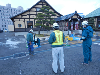 安全・防災活動〈当社の安全パトロール〉