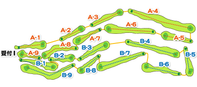 つつじコース/コースレイアウト図